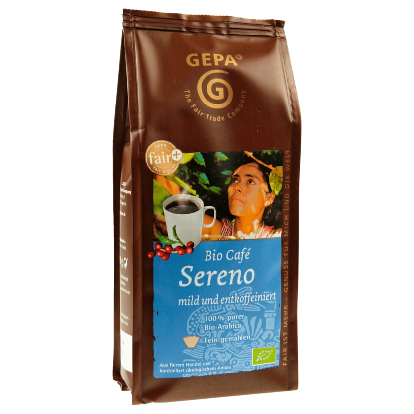 Gepa Bio Kaffee Sereno entkoffeiniert 250g